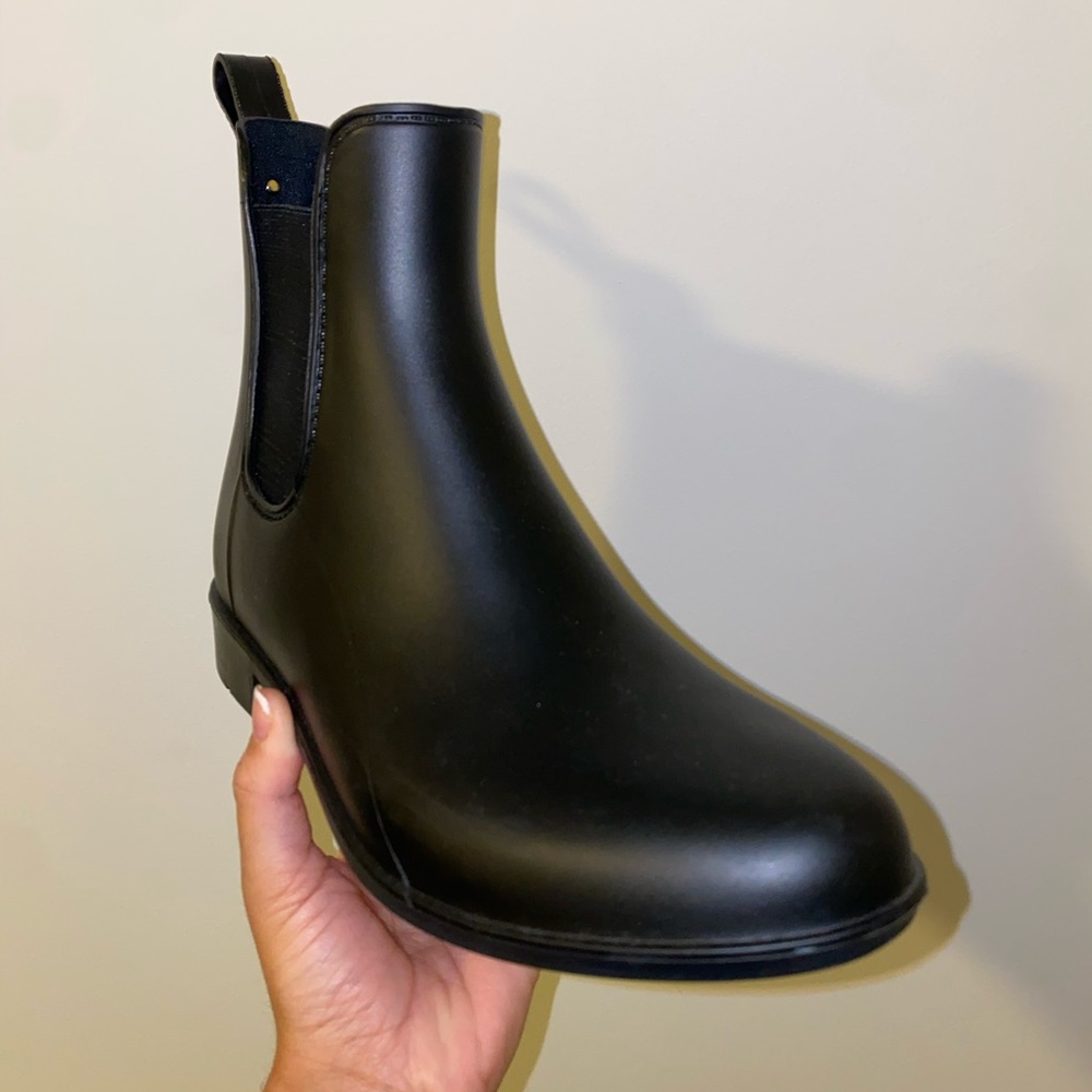 Sam Edelman Women’s Black Chelsea Rain Boots size 7